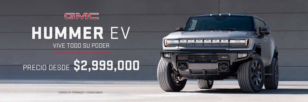 GMC Hummer EV, poder 100% eléctrico con hasta 505 km de autonomía para dominar todo tipo de terreno. 