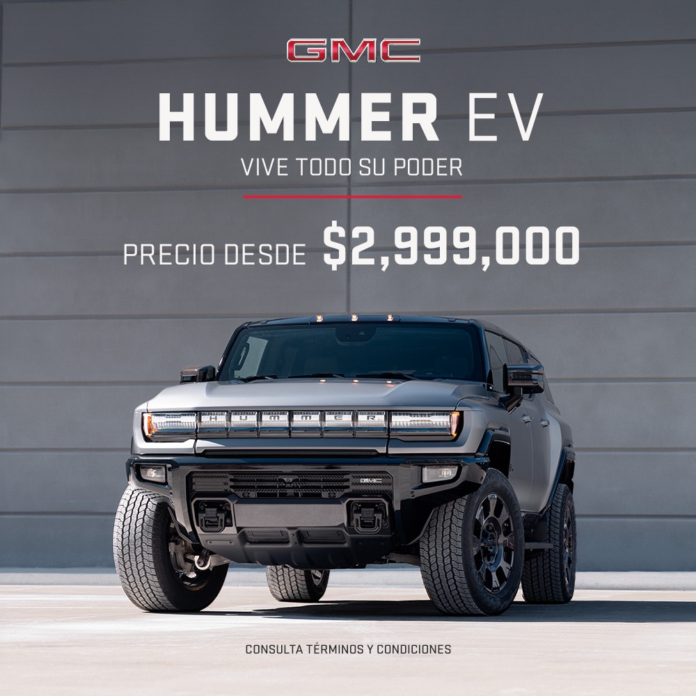 GMC Hummer EV, poder 100% eléctrico con hasta 505 km de autonomía para dominar todo tipo de terreno. 