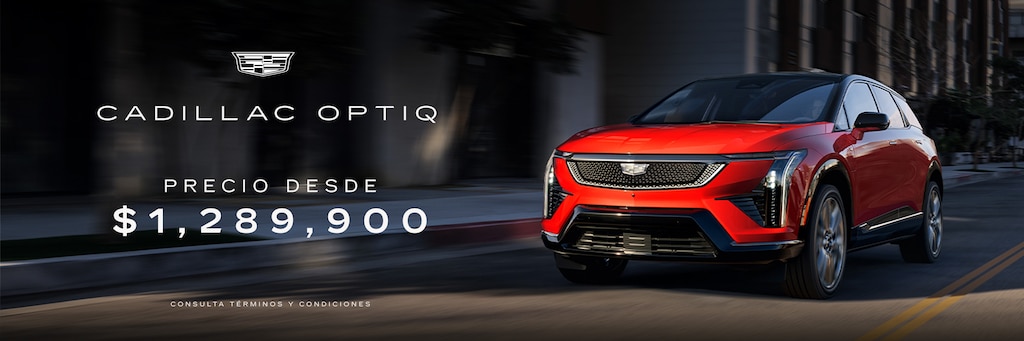 Cadillac OPTIQ es una revolución 100% eléctrica llena de innovación y lujo. 