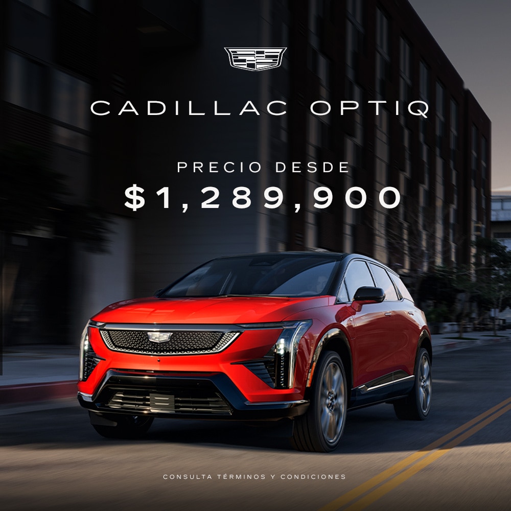 Cadillac OPTIQ es una revolución 100% eléctrica llena de innovación y lujo. 